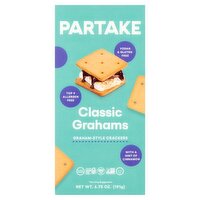Partake Classic Graham-Style Crackers, 6.75 oz