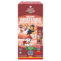 Sweet Nothings Kids Organic Apple Berry Squeezable Fruit Pops, 2 oz, 6 count