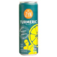 Zyn Turmeric Wellness Lemon Ginger Flavor Antioxidant Drink, 12 fl oz
