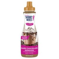 Jordan's Skinny Mixes Dark Chocolate Espresso Sauce Topping, 12 fl oz