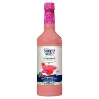 Jordan's Skinny Mixes Strawberry Key Lime Non-Alcoholic Margarita Mix, 32 fl oz