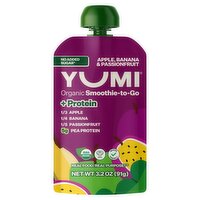 Yumi +Protein Apple, Banana & Passionfruit Organic Smoothie-to-Go, 3.2 oz