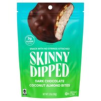 SkinnyDipped Dark Chocolate Coconut Almond Bites, 3.17 oz