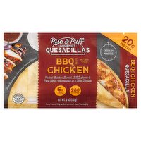 Rise & Puff Gourmet BBQ Recipe Chicken Quesadillas, 5 oz
