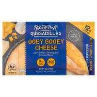 Rise & Puff Gourmet Ooey Gooey Cheese Quesadillas, 3.2 oz