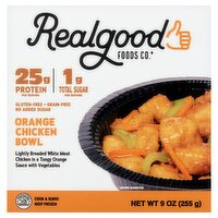 Realgood Foods Co. Orange Chicken Bowl, 9 oz, 9 Ounce