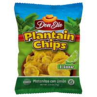 Don Elio Lime Plantain Chips, 2.5 oz