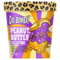 Dr. Bombay Peanut Butter Jelly Time Ice Cream, one pint