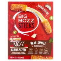 Big Mozz Flamin' Mozz Giant-Sized Sticks, 13.44 oz
