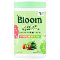 Bloom Strawberry Kiwi Flavored Greens & Superfoods Dietary Supplement, 5.34 oz