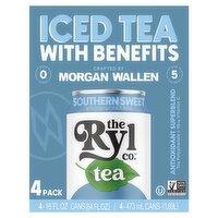 The Ryl Co. Southern Sweet Iced Tea, 16 fl oz, 4 count