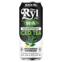 The Ryl Co. Unsweetened Black Antioxidant Superblend Iced Tea, 16 fl oz