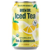 Brew Dr. Sparkling Tea & Lemonade Iced Tea, 12 fl oz