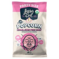 Lesser Evil Himalayan Pink Salt Popcorn Party Size, 8 oz