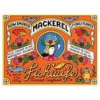 Fishwife Tinned Seafood Co. Slow Smoked Mackerel with Chili Flakes, 3.7 oz