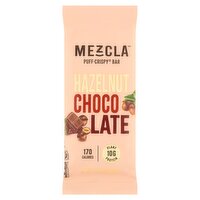 Mezcla Hazelnut Chocolate Puff-Crispy Bar, 1.4 oz