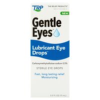 TRP Gentle Eyes Lubricant Sterile Eye Drops, 0.5 fl oz
