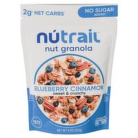 NuTrail Blueberry Cinnamon Nut Granola, 8 oz