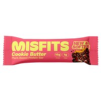 Misfits Cookie Butter Flavored Plant-Based Protein Bar, 1.8 oz
