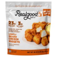 Realgood Foods Co. Lightly Breaded Chicken Nuggets, 36 oz