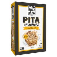 Food Should Taste Good Multigrain Baked Pita Crackers, 5 oz, 5 Ounce