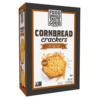 Food Should Taste Good Original Baked Cornbread Crackers, 5 oz, 5 Ounce