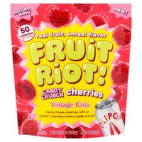 Fruit Riot! Olipop Vintage Cola Candy Crunch Cherries, 8 oz