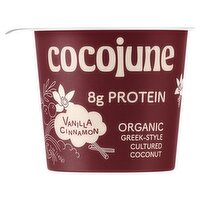 Cocojune Vanilla Cinnamon Organic Greek-Style Cultured Coconut Yogurt, 5 oz
