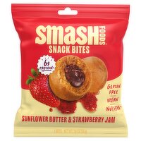Smash Foods Sunflower Butter & Strawberry Jam Snack Bites, 5 count, 1.8 oz