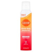 Lume Invisible Spray Clean Tangerine Whole Body Deodorant, 3.6 oz