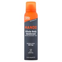 Mando Invisible Spray Mt Fuji Whole Body Deodorant, 3.6 oz