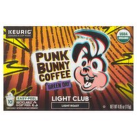 Punk Bunny Coffee by Green Day Light Club Light Roast Coffee K-Cup Pods, 10 count, 4.05 oz