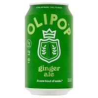 Olipop Ginger Ale Soda, 12 fl oz