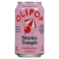 Olipop Shirley Temple Soda, 12 fl oz