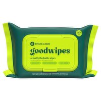 goodwipes XL Botanical Bliss Flushable Wipes, 1 Pack, 50 Total Wipes, 50 Each