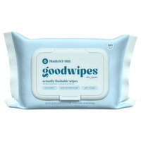 goodwipes Ultra-Sensitive Actually Flushable Extra-Large Wipes, 50 count