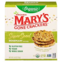 Mary's Gone Crackers Organic Super Seed Rosemary Crackers, 4.0 oz