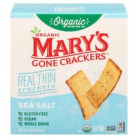 Mary's Gone Crackers Organic Sea Salt Real Thin Crackers, 4 oz