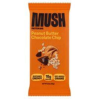 Mush Peanut Butter Chocolate Chip Protein Bar, 2.3 oz