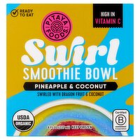 Pitaya Foods Swirl Pineapple & Coconut Smoothie Bowl, 8 fl oz
