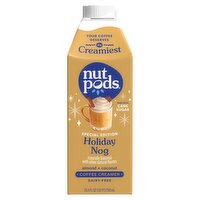 nutpods Holiday Nog Almond + Coconut Dairy-Free Coffee Creamer Special Edition, 25.4 fl oz
