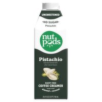 Nutpods Unsweetened Pistachio Dairy Free Coffee Creamer, 25.4 fl oz