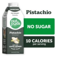Nutpods Unsweetened Pistachio Dairy Free Coffee Creamer, 25.4 fl oz