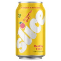 Slice Grapefruit Spritz Healthy Soda, 12 fl oz
