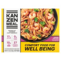 Kanzen Meal Shrimp Teriyaki with Edamame and Broccoli, 11.5 oz