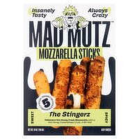 Mad Mutz The Stingerz Mozzarella Sticks, 5 count, 10 oz