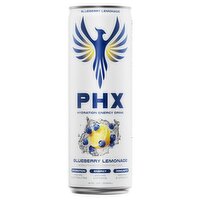 PHX Blueberry Lemonade Hydration Energy Drink, 12 fl oz