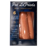 Pat LaFrieda Meat Purveyors All Natural Uncured Beef Frankfurters, 6 count, 16 oz