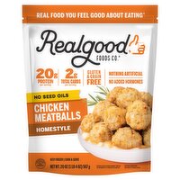 Realgood Foods Co. Homestyle Chicken Meatballs, 20 oz