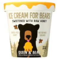 Ice Cream For Bears Queen & Bean Vanilla Bean French Ice Cream